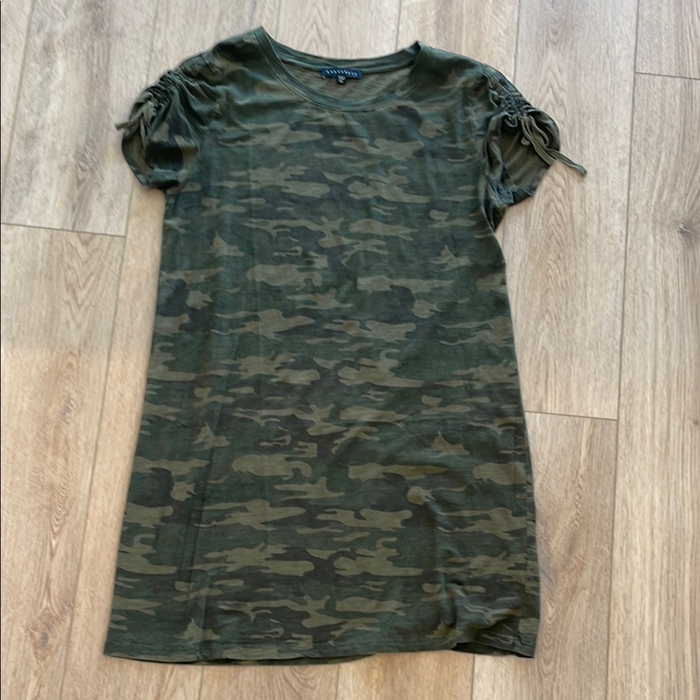 Green Camo T-Shirt Dress